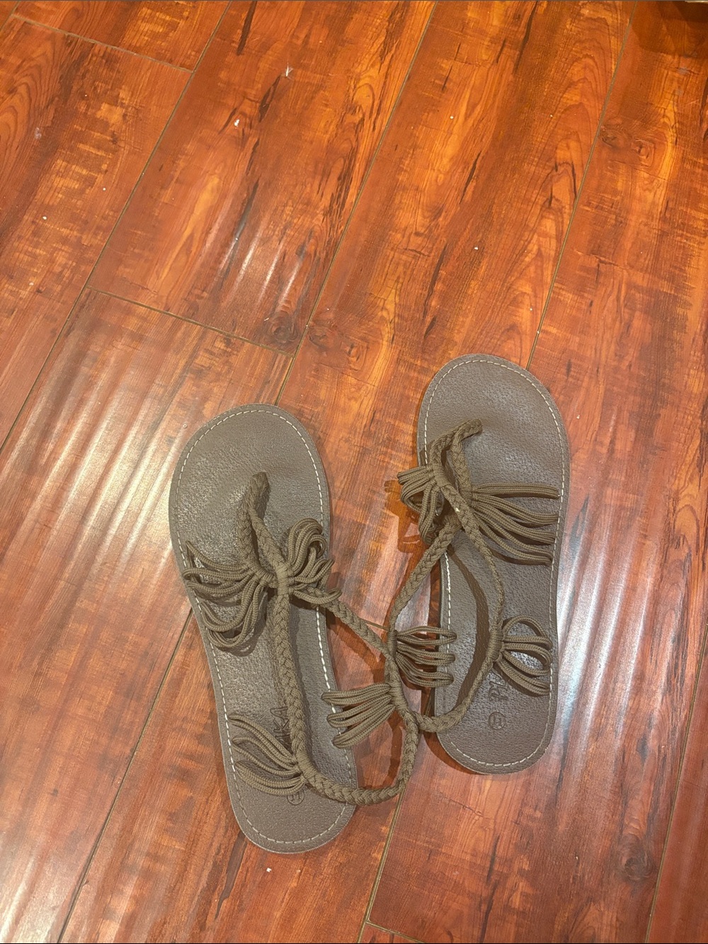 Sandals hand woven size 11